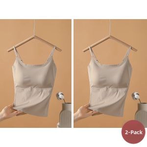 ZISU | Ice Silk Seamless Back Beautiful One-Piece Camisole Bra