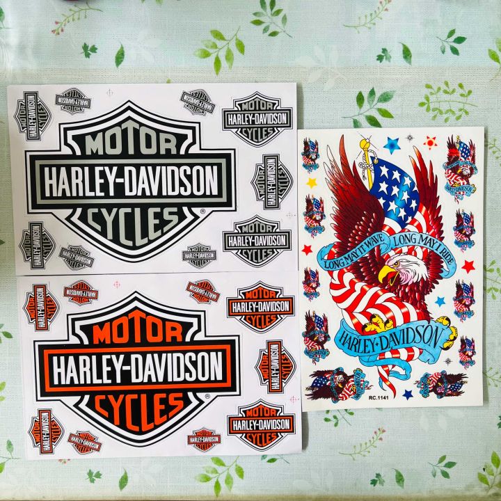 สติ๊กเกอร์ฮาเล่ย์เดวิดสัน Harley-Davidson สติ๊กเกอร์แต่งรถ รถซิ่ง แต่งรถมอเตอร์ไซค์
