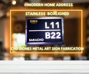 Customized House Plate address/Lighted outdoor sign/