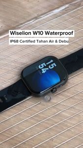 [100% ORI] WISELION W10 Smartwatch Precise Heart Sport - All Day Power - BT Call - IP68 Anti Air