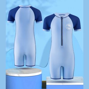 🇲🇾STOK KL (2-13 Tahun) One Piece Quick Dry Kid Swimming Suit Cartoon Cute Muslimah Budak Swimsuit Girl Boy Swimwear Baju Berenang Budak Lelaki Perempuan