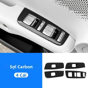 Nhựa ABS Cửa Sổ Ô Tô Nâng Nút Công Tắc Bảng Điều Khiển Bao Viền Miếng Dán Cho Xpeng G6 2023-2026 Chống Trầy Xước Phụ Kiện Trang Trí