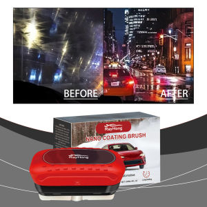 Nano Coating Car Brush Waterproof Windshield Cleaner Tool Streak-Free Auto Glass Scrubber Detailing Brush For Car Windows Car