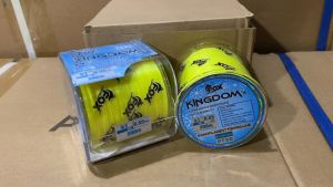 เอ็นตกปลา หมาป่า FOX REEL Kingdom สีเขียวตอง 🐺🦊