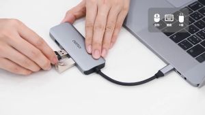 Hub chuyển đổi 7 in 1 Choetech HUB-M19 (Type-C to HDMI+ USB*3+ PD 100W +SD/TF)