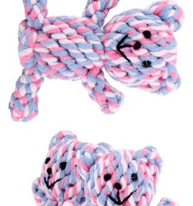 หมีเชือกถัก ของเล่นหมา ของเล่นแมว ของเล่นสุนัข