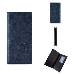Baellerry | Baellerry Mens Multi-Functional Long Wallet PU Leather Zipper Card Holder with Multiple Slots Money Coin Purse for Men