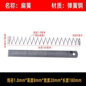 Rectangular Trapezoidal Toy Spring Coils Wire Diameter 0.6-1.8 Length And Width Can Be Customized Hardware Mechanical Springs