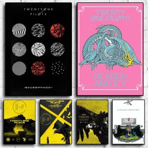 Twenty Band One Pilots Poster Gallery Prints Home Decoration Canvas Painting Living Room
