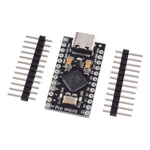 ATmega32U4 Pro Micro USB Controller Board with 2 Row Pin Header Micro USB/Type-C Pro Micro Board 5V 16MHz for Arduino