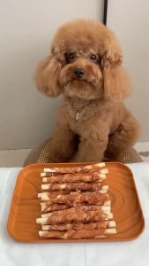 MATCHWELL DOG GRINDING STICKS TRAINING SNACKS CHICKEN DUCK FLAVOR)90G