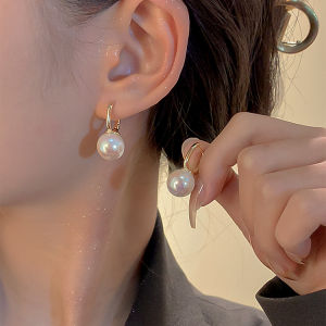 Korean New Arrival Pearl Pendant Earrings Fashion Elegant Simple Earrings Womens Jewelry