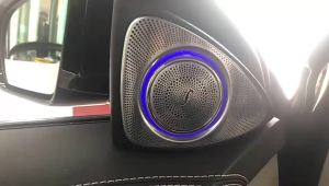 New 7/64Colors 3D 4D Rotary Treble Speaker For Mercedes Benz W222 S-class 2014-2020 Year RGB LED Ambient Light Car Horn Retrofit