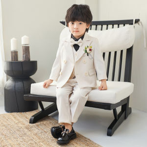 lontakids Boys Suits Set Wedding Ring Bearer Outfits Kids Tuxedos Birthday Clothes