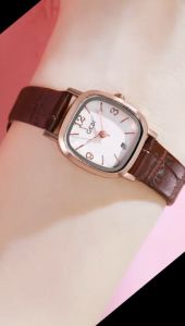 Jam Tangan Wanita GEDI Tahan Air Japanese Quartz Movement Strap Leather
