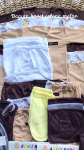 40 Pcs Perlengkapan Baju Bayi Celana Bayi Baru Lahir Newborn Kado Gift Set Paket Kumplit