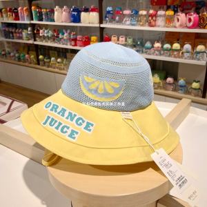 Breathable Foldable Fisherman Hat Lightweight Mesh Summer Sun Protection Cap for Children Boys Girls Baby round Top Wide Brim