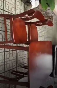 Bộ bàn ăn 4 ghế - bàn ăn gỗ full ghế mango mặt gỗ ngẫu nhiên - item hàng hiệu bh 12 tháng - Bàn Ăn Ngọc Mai