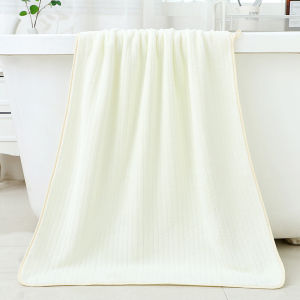Cotton Bath Towel Absorbent Quick Dry Couples Style Womens No Shedding Wearable Large Wrap Towel Home Use Summer Season