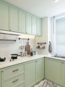 Nordic Style Kitchen Cabinet Sticker Waterproof Oil Resistant Self Adhesive Furniture Renovation Film Color Change Decorative