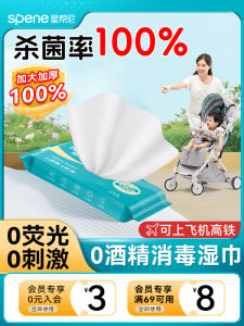 Portable Travel Size Alcohol-Free Disinfecting Wet Wipes for Gym Fitness Children Hand Sanitizing Wipes Skin And Surface Cleaning