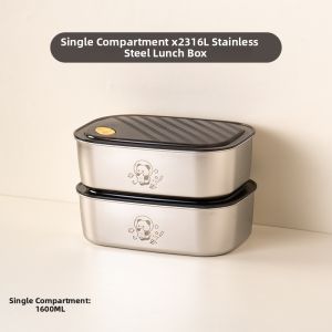 onlycook | Insulated Stainless Steel Bento Box Dual-compartment