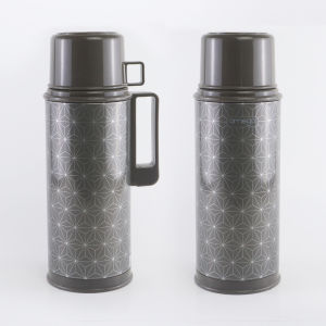 Omega Houseware Dalton Thermal Carafe with Double Cup I 12 Hours Hot & 24 Hours Cold 1000ml / 1800ml