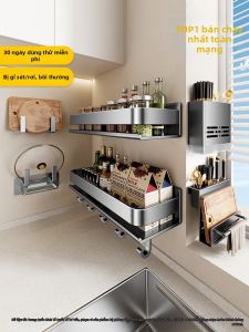 ERMO | Multi-functional Corner Wall Mounted Kitchen Storage Rack
