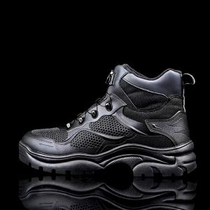 Sepatu Safety Pria Boots BLACKTON Sepatu Septi Sefty Tali Putar Ujung Besi Sepatu Keselamatan Kerja Proyek Lapangan Safety Shoes Anti Smash