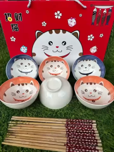 Set Mangkuk Seramik K7408 / K7408 陶瓷碗套装 / K7408 Ceramic Bowl Set