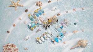 12 Sekat / Kotak Manik-Manik Mutiara /3D Untuk Dekorasi Nail Art / Manicure DIY