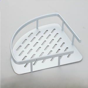 No-Drill Handicap-Friendly Bathroom Corner Rack Three-legged Toilet Storage Shelf Anti-Cut Hand Washing Room Space Saver