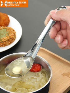 ชุดช้อนสแตนเลส 304 ด้ามยาวสําหรับซุปและใช้ประจําวันช้อนขนาดเล็กที่เหมาะกับเด็กสําหรับผู้ใหญ่และเด็ก