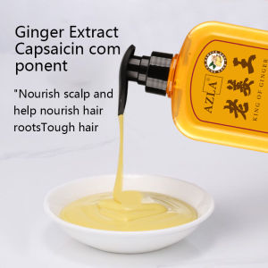 (FDA approved )AZLA Ginger Hair shampoo Anti Hair Loss Nourish Hair Fast Growth Shampoo Oil Control Anti-Dandruff Repair damage Shampoo Scalp Treatment 500ml Regrowth Hair Thick Shampoo For men women