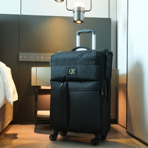 Ultra-Light Oxford Fabric Luggage Suitcase with Expandable Feature And Universal Wheels for Business Travel And Check-In Baggage