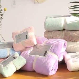 CCY FASHION - Handuk Serbaguna Set 2pcs Premium Super Serap Air Fiber