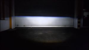 VOXX LED P90 Lampu Motor Mobil H4 Mini Projector 55W Hi-Lo AC DC