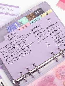 Student Cash Savings Notebook A6
