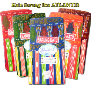 Sarung Ibu Melahirkan Sarung Batu Jarik Atlantis-Kain Sarung Sambung Motif Songket-Vegasus Store COD