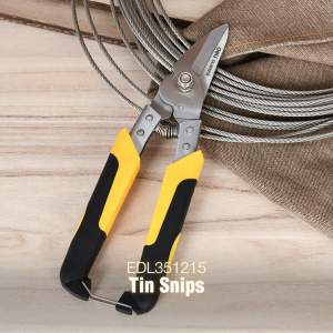 Deli Gunting Holo Baja Ringan / Gunting Seng 8.5\\\" Baja Karbon DL351215