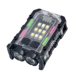 ESMARTER | Protable Mini Keychain Flashlight Rechargeable Pocket Torch Light Outdoor EDC Mini Keychain Work Light with Cap Clip Tail Magnt
