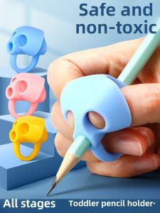Deli Pen Holder Corrector Writing Tool for Kindergarten Beginners Improves Posture Corrects Grip on Pen Essential Tool