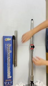 ด้ามม็อบสแตนเลสแท้ ยาว ทนทาน ใช้งานดี (ปั่นได้กับถังทุกยี่ห้อ)