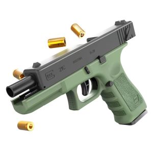 Glock Toy Semi-Automatic Mode Outdoor Sports Toy Foam Bullet Pretend Toy Gift for Kids with Box