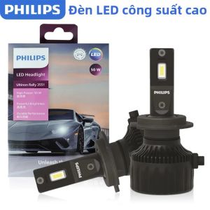 Đèn Pha Ô Tô LED Philips H4 H7 H11 HB3 HB4 HIR2 100W 9000LM 6500K Trắng Độ Sáng Cao Cặp Dành Cho Xe Sedan SUV Xe Máy