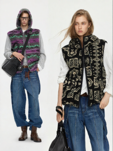 ULD | Fare Island Dual-sided Soft Fleece Hooded Zipper Vest