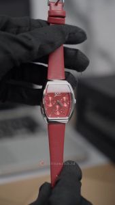 Jam Tangan Wanita Expedition Multi Function EXP EX 6863 BFLSSRE Red Dial Red Leather Strap