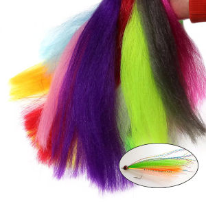 Soft Synthetic Hair Fiber Fly Fishing Tying Material For Saltwater Flies Streamer Minnow Pike Fishing Lure Bait Jigging Hook