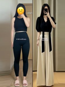 XUECAIQI | Big Size Summer Casual Work Two-piece Set