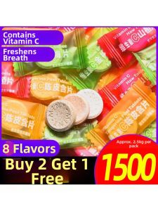 Vitamin C Tangerine Slices Breath Freshening Sugar Free Mint Candies